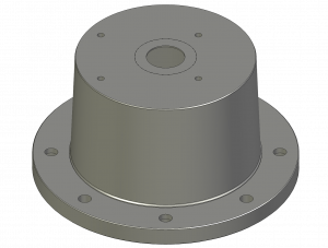 Lanterne Ø350 (11 à 22 kW B5 H.axe 160/180) pour pompe italienne Gr.3  Ø50,8 (M3)