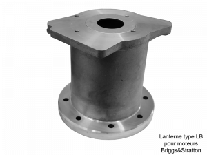 Lanterne Ø152 pour moteur Briggs&Stratton (7 à 18CV) et pompe italienne Gr.1 Ø25,4 (U1P)