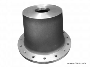 Lanterne Ø450 L.280 pour moteur 37 à 45 Kw - 1500tr/min (H.Axe 225) avec centrage Ø160 et 4xØ18/Ø200