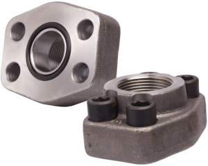 Bride droite SAE 3/4" 3000 PSI taraudée 3/4"