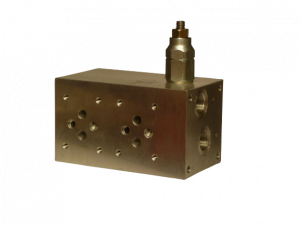 Bloc BL6 2 position orifices latéraux + limiteur de pression