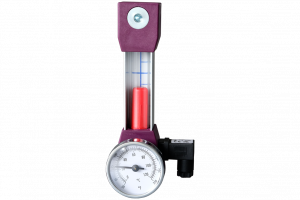 Niveau visuel et électrique entraxe 127mm/M12 avec thermomètre cadran