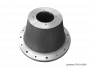 Lanterne Ø550 L.290 pour moteur 55 à 90 Kw - 1500tr/min (H.Axe 250/280) avec centrage Ø125 et 2xM16/Ø180
