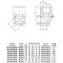 BR1030-plan-cote-brides-coudees-aluminium-4-trous-taraudees