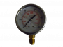 Manomètre inox Ø63 à bain de glyérine 0-250 bar avec raccord vertical en 1/4"