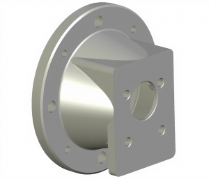 Lanterne Ø140 (0,12 à 0,18 kW B5 H.axe 63) pour pompe allemande Gr.ZB  Ø32