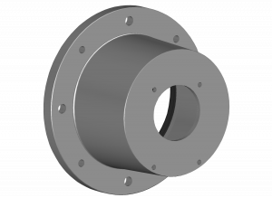 Lanterne Ø350 (11 à 22 kW B5 H.axe 160/180) pour pompe allemande Gr.ZG  Ø105