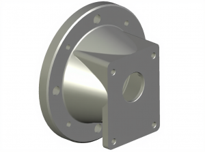 Lanterne Ø140 (0,12 à 0,18 kW B5 H.axe 63) pour pompe italienne Gr.1  Ø30 (1C/1M)