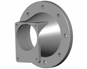 Lanterne Ø200 (0,55 à 1,5 kW B5 H.axe 80/90) pour pompe allemande Gr.ZF  Ø80