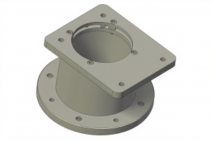 Lanterne Ø200 (0,55 à 1,5 kW B5 H.axe 80/90) pour pompe allemande Gr.ZG  Ø105