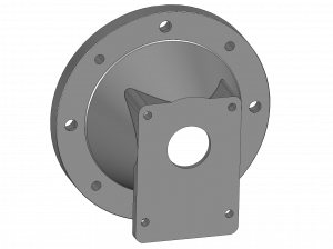 Lanterne Ø250 (2,2 à 4 kW B5 H.axe 100/112) pour pompe italienne Gr.3  Ø50,8 (3U)