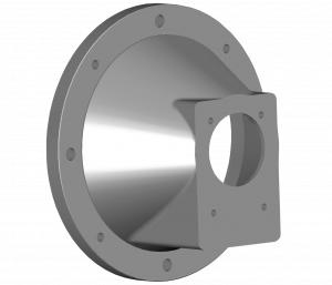 Lanterne Ø300 (5,5 à 9 kW B5 H.axe 132) pour pompe allemande Gr.ZF  Ø80