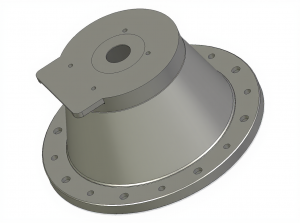 Lanterne Ø450 (37 à 45 kW B5 H.axe 225) pour pompe italienne Gr.3,5  Ø50,8 (M3)