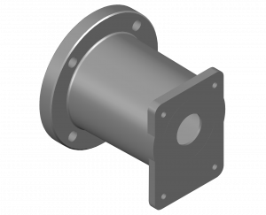 Lanterne Ø110 pour moteur Honda (3 à 5,5HP) et pompe italienne Gr.1 Ø25,4 (U1P)