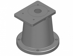 Lanterne Ø146 pour moteur Honda (7 à 18HP) et pompe italienne Gr.1 Ø25,4 (U1P)