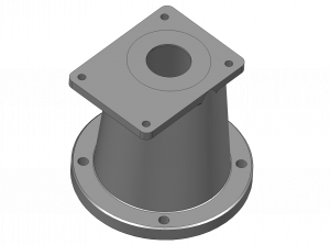 Lanterne Ø146 pour moteur Honda (7 à 18HP) et pompe italienne Gr.2 Ø36,5