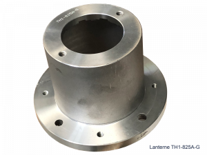 Lanterne Ø200 L.126 pour moteur 0,55 à 1,5 Kw - 1500tr/min (H.Axe 80/90) avec centrage Ø101,6 et 2xM12/Ø146