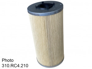 Elément filtrant CR222 - 10μ absolu (fibre) -  Ø=137 L=200