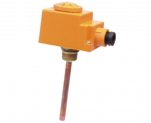 Thermostat réglable 0 à 90°C - 1/2" Gaz - Longueur 100mm