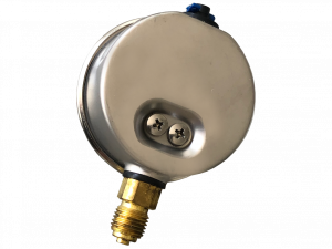 Manomètre à bain de glycérine Ø63 0-600b raccord vertical 1/4"