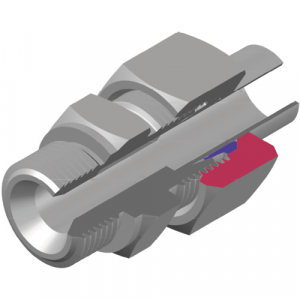 Adapteur inox Mâle DIN 18L x Mâle BSP 1/2" (Nu)