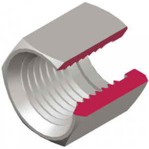 Ecrou JIC inox 7/16" pour tube de 6