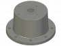 Lanterne Ø350 (11 à 22 kW B5 H.axe 160/180) pour pompe italienne Gr.3  Ø50,8 (M3)