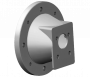 Lanterne Ø160 (0,25 à 0,37 kW B5 H.axe 63) pour pompe allemande Gr.ZB  Ø32