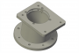 Lanterne Ø200 (0,55 à 1,5 kW B5 H.axe 80/90) pour pompe allemande Gr.ZG  Ø105