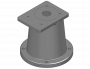 Lanterne Ø146 pour moteur Honda (7 à 18HP) et pompe italienne Gr.1 Ø25,4 (U1P)