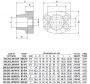 BR301010-plan-cote-brides-droites-sae-6000-psi-a-souder-socket-welding