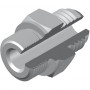 Adapteur inox Mâle JIC 7/16" x Mâle BSP 1/4"